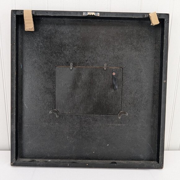 Creative Co-op Wooden Frame Holds 7" x 5" Black Twine Bow Wall Hanging Decor - Picture 8 of 9